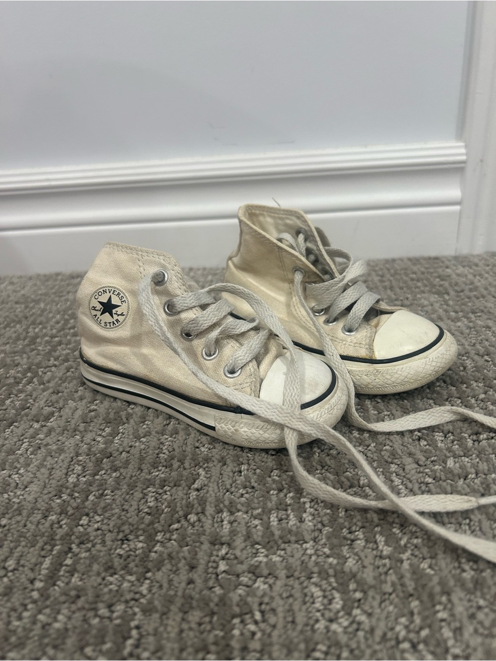 Converse Kids' Chuck Taylor All Star High Top Sneakers - Cream